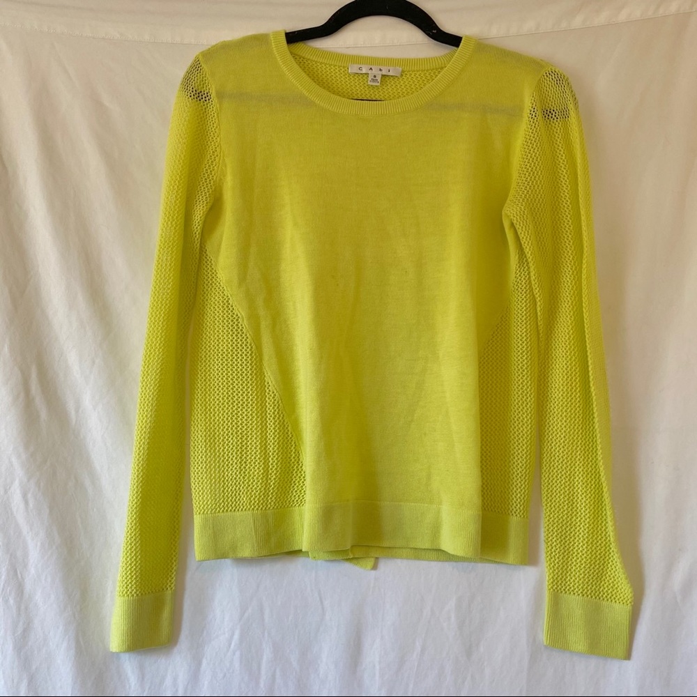 Cabi Style 199 Split Back Pullover Sweater - image 2